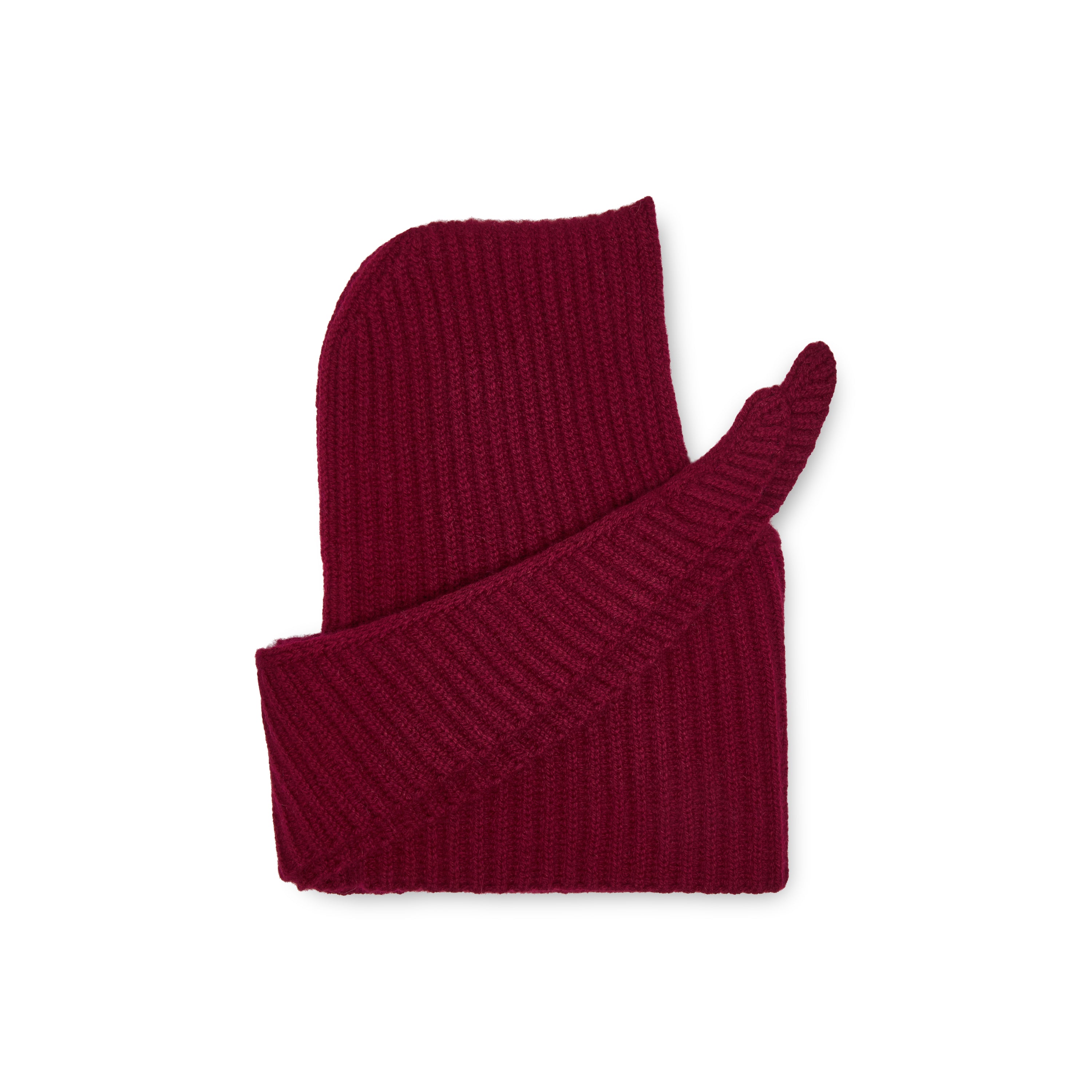 CAPUCHE  ÉCHARPE BORDEAUX