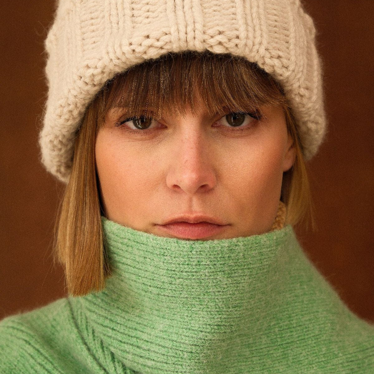 Bonnet grosse maille