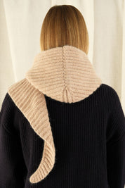 CAPUCHE ÉCHARPE PRUNE