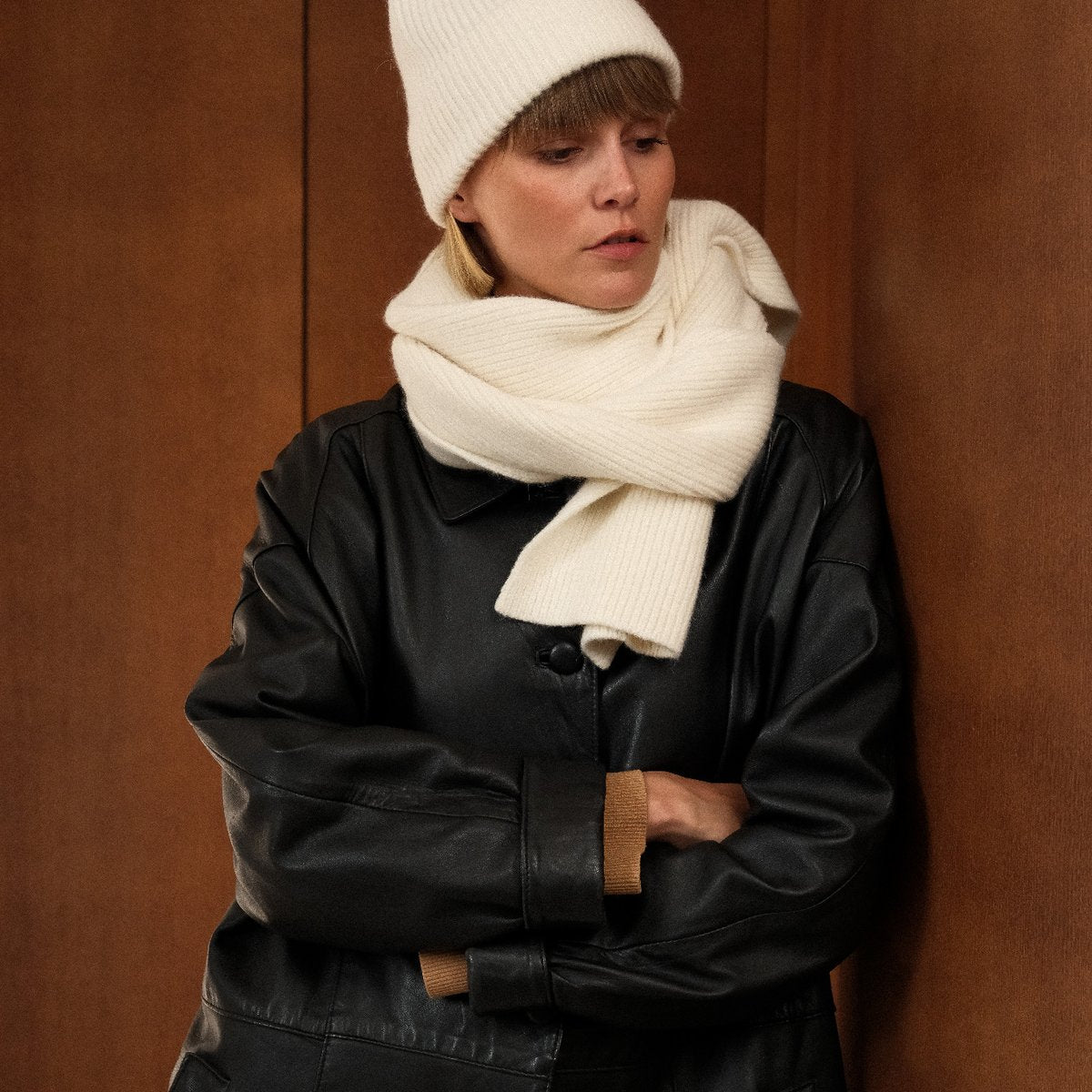 ÉCHARPE MACKIE CLASSIQUE SALMON