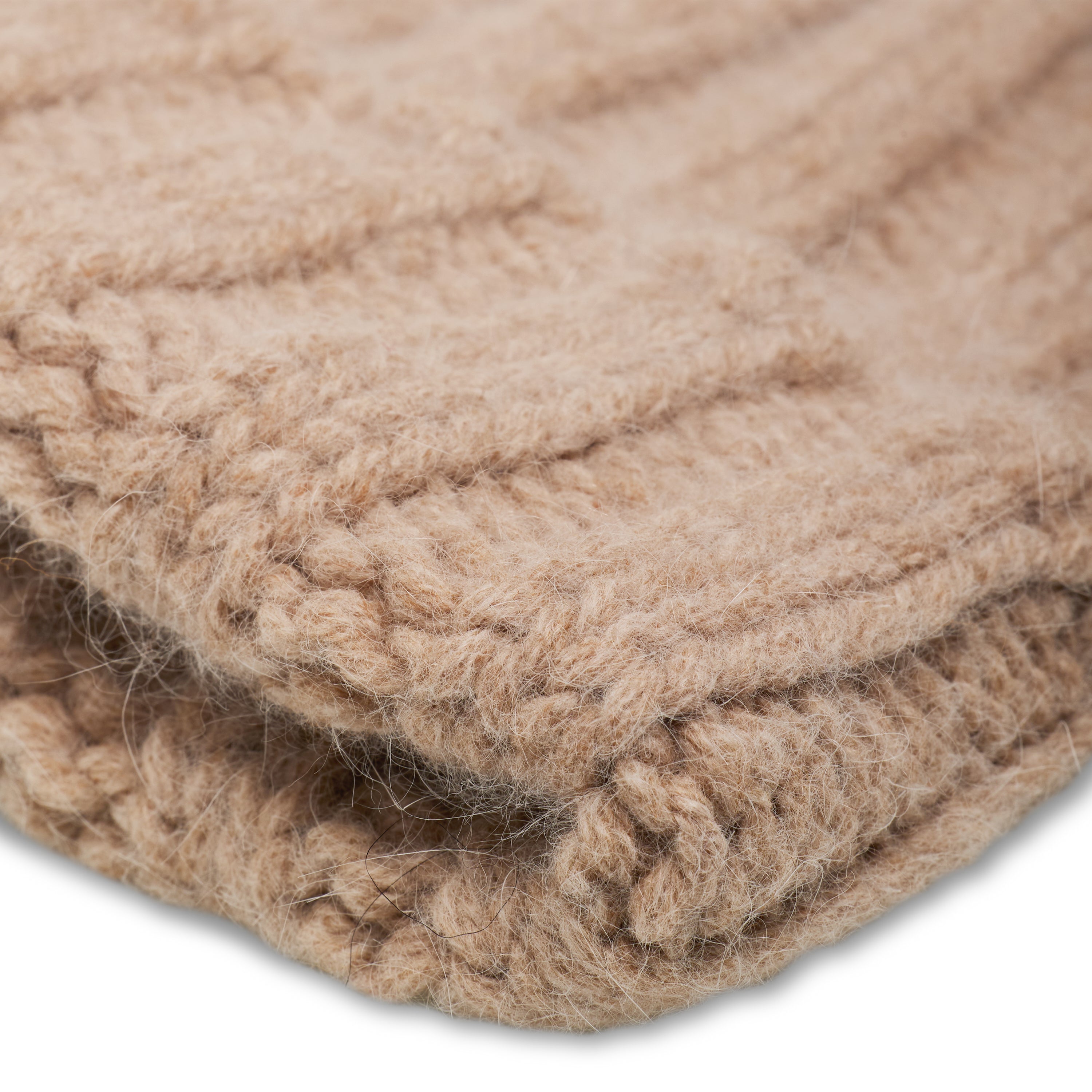 BONNET GROSSE MAILLE FAWN