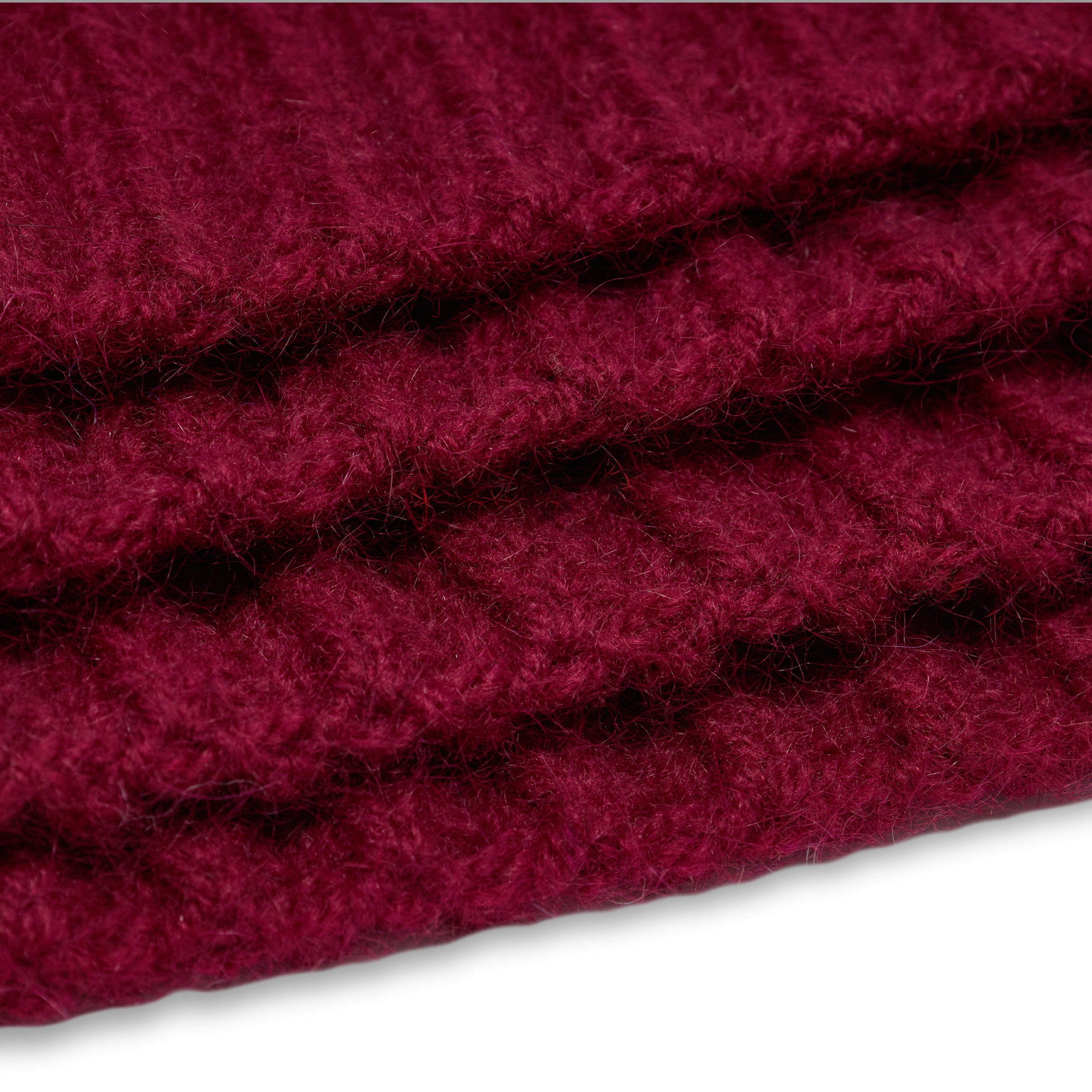 CAPUCHE  ÉCHARPE BORDEAUX