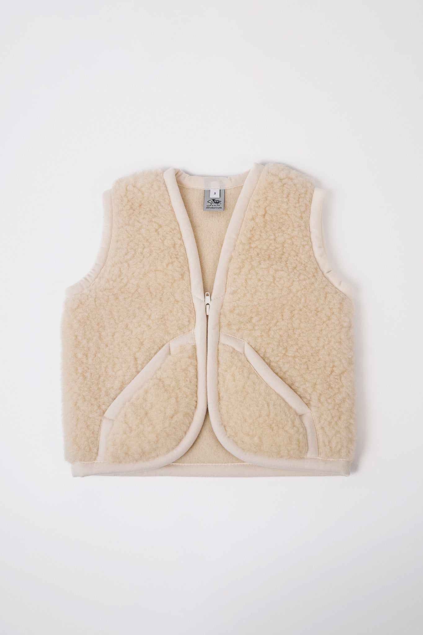 YOKOWOOL | VESTE PEPTICO ENFANT ECRUE