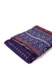 ÉCHARPE À MOTIF IMPRIMÉS VIOLET