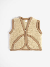 YOKOWOOL | VESTE PEPTICO ENFANT BEIGE