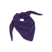 ÉCHARPE TRIANGLE PRUNE