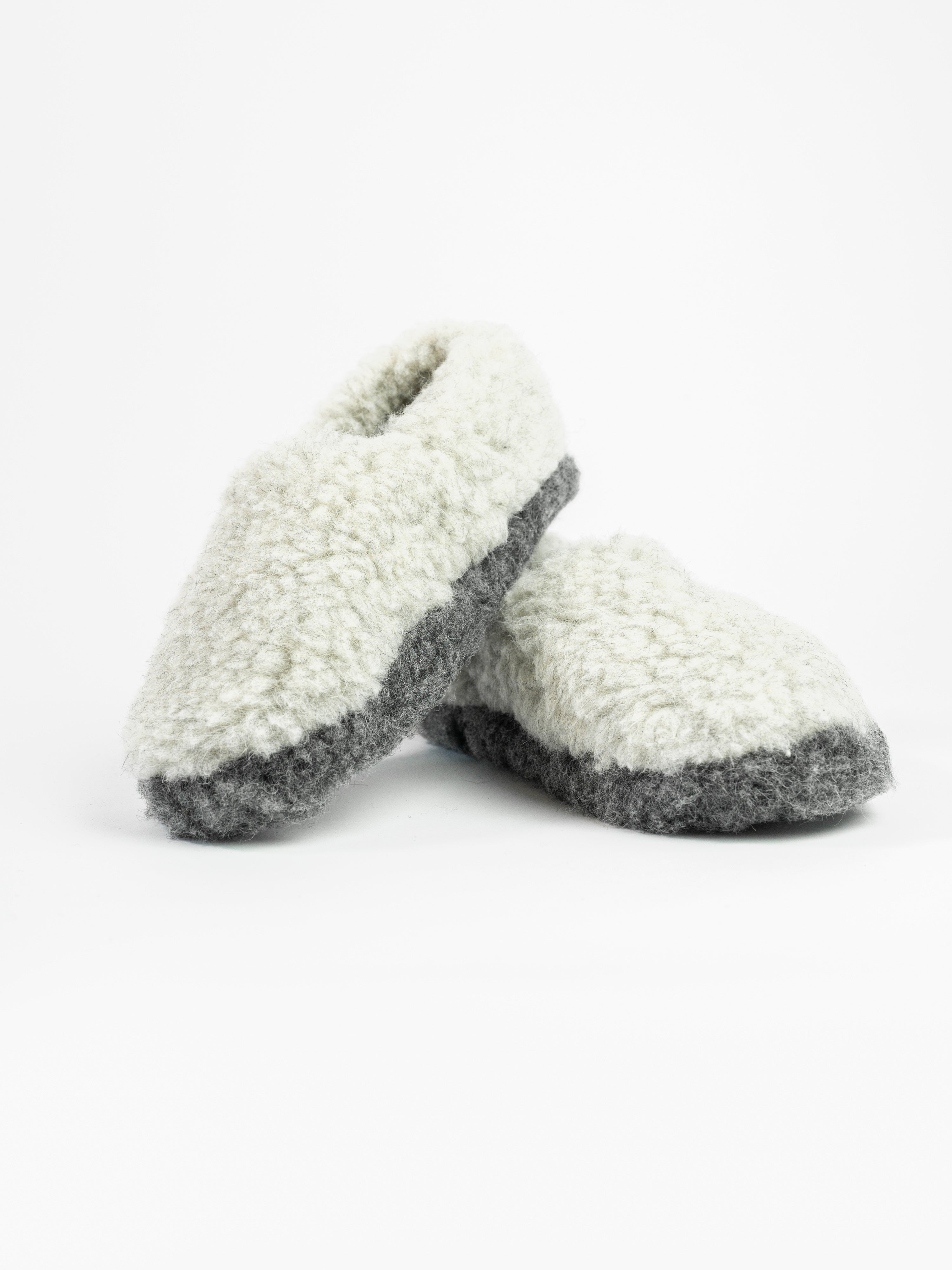 CHAUSSONS GRIS CLAIR