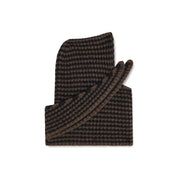 CAPUCHE  ÉCHARPE RAYEE CHARCOAL MOCHA